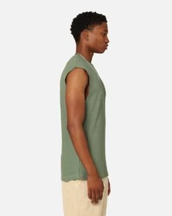 XXIII Waffle Muscle Singlet Sage -Champioe Style 02047053 YS227 mens 0050