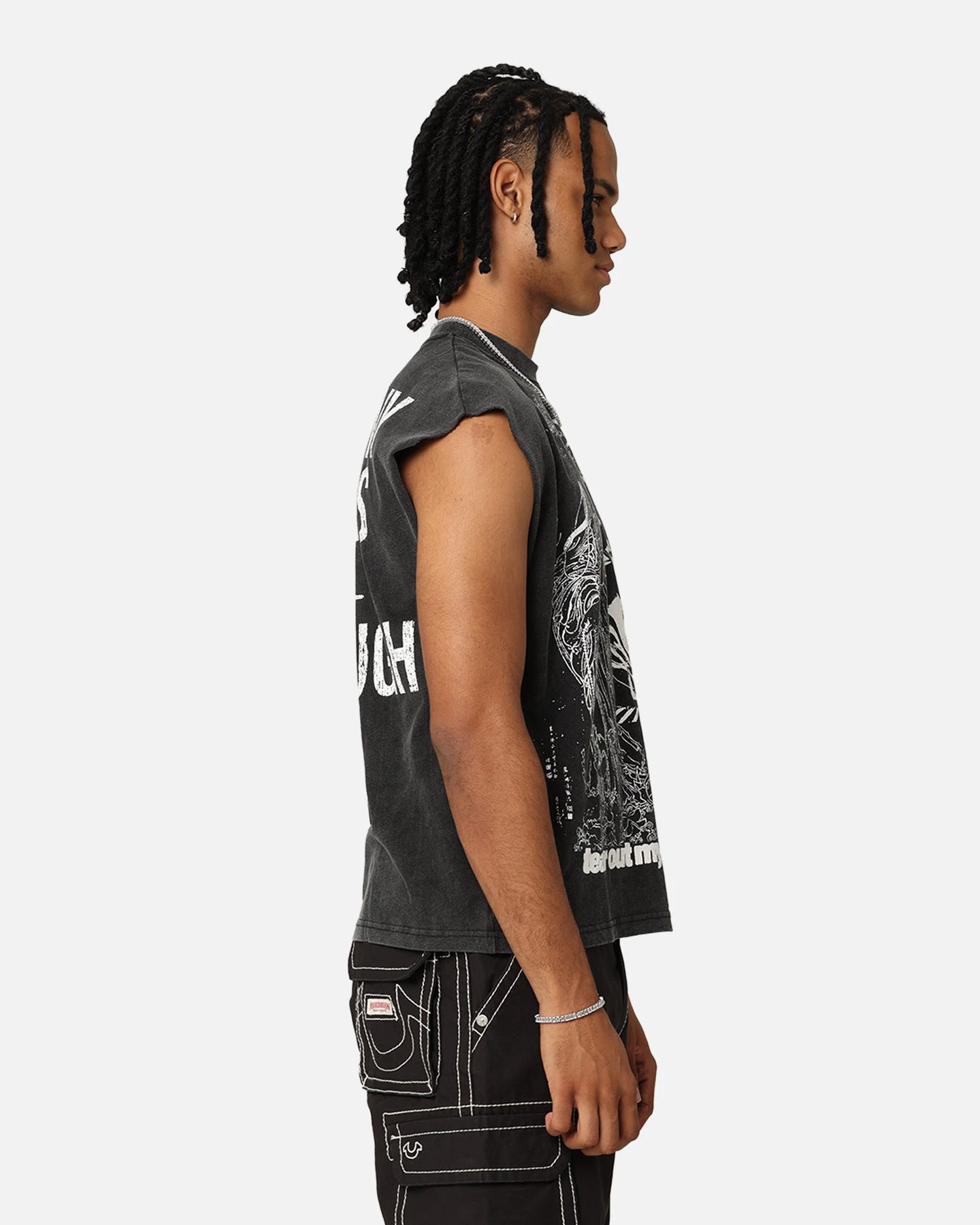 Loiter Soulless Oversized Muscle T-Shirt Vintage Black 8 Loiter Soulless Oversized Muscle T-Shirt Vintage Black - Image 6