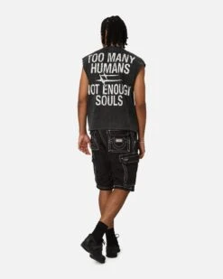 Loiter Soulless Oversized Muscle T-Shirt Vintage Black 17 Loiter Soulless Oversized Muscle T-Shirt Vintage Black -Champioe Style 02047435 YV009 mens 0080