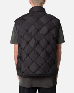 MNML Woven Puffer Vest Black -Champioe Style 02047461 YB001 mens 0040