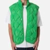 MNML Woven Puffer Vest Green -Champioe Style 02047462 YG600 mens 0010