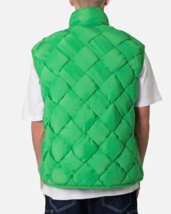 MNML Woven Puffer Vest Green 10 MNML Woven Puffer Vest Green -Champioe Style 02047462 YG600 mens 0040