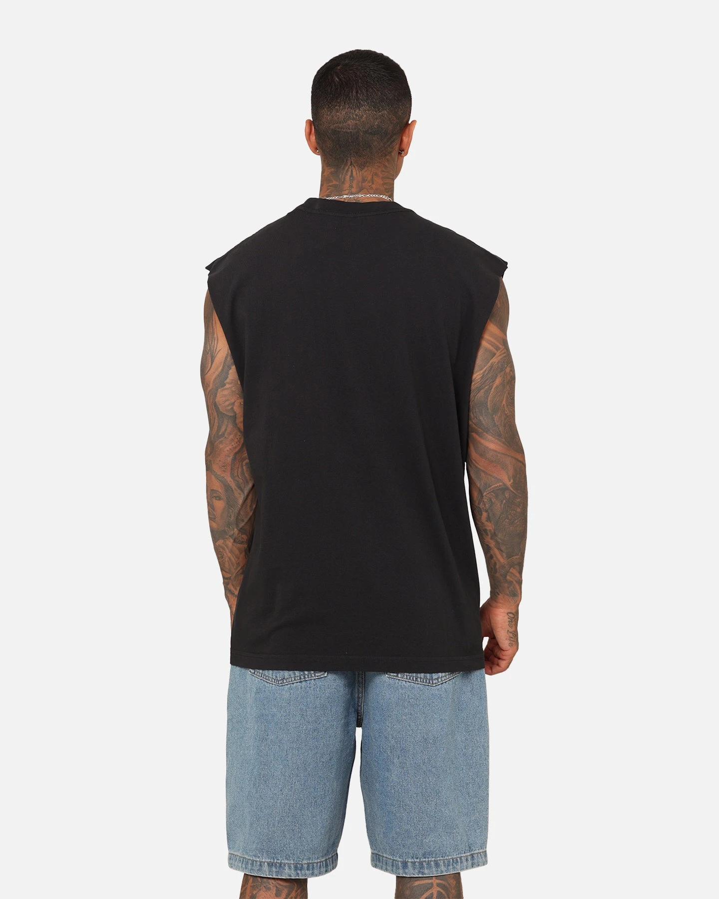 Mitchell & Ness Chicago Bulls Vintage Muscle T-Shirt Faded Black 6 Mitchell & Ness Chicago Bulls Vintage Muscle T-Shirt Faded Black - Image 4