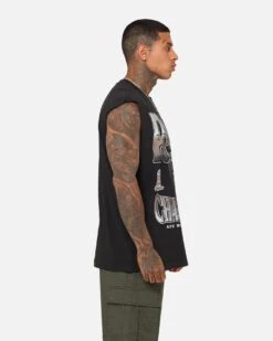 Mitchell & Ness Oakland Raiders Vintage Muscle T-Shirt Faded Black 12 Mitchell & Ness Oakland Raiders Vintage Muscle T-Shirt Faded Black -Champioe Style 02047740 YB554 mens 0050