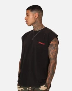 Goat Crew X Listen Out 2023 Muscle Vintage T-Shirt Black Wash 16 Goat Crew X Listen Out 2023 Muscle Vintage T-Shirt Black Wash -Champioe Style 02047771 YB295 mens 0070