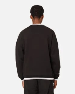 Mitchell & Ness Oakland Raiders Shooting Crewneck Black -Champioe Style 02048562 YB001 mens 0040