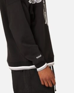 Mitchell & Ness Oakland Raiders Shooting Crewneck Black -Champioe Style 02048562 YB001 mens 0070