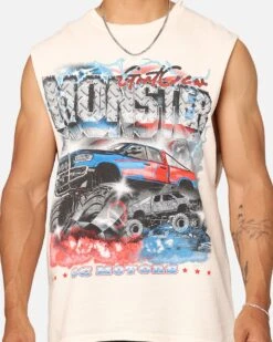 Goat Crew Motors Muscle T-Shirt Off White 10 Goat Crew Motors Muscle T-Shirt Off White -Champioe Style 02048593 YO007 mens 0030