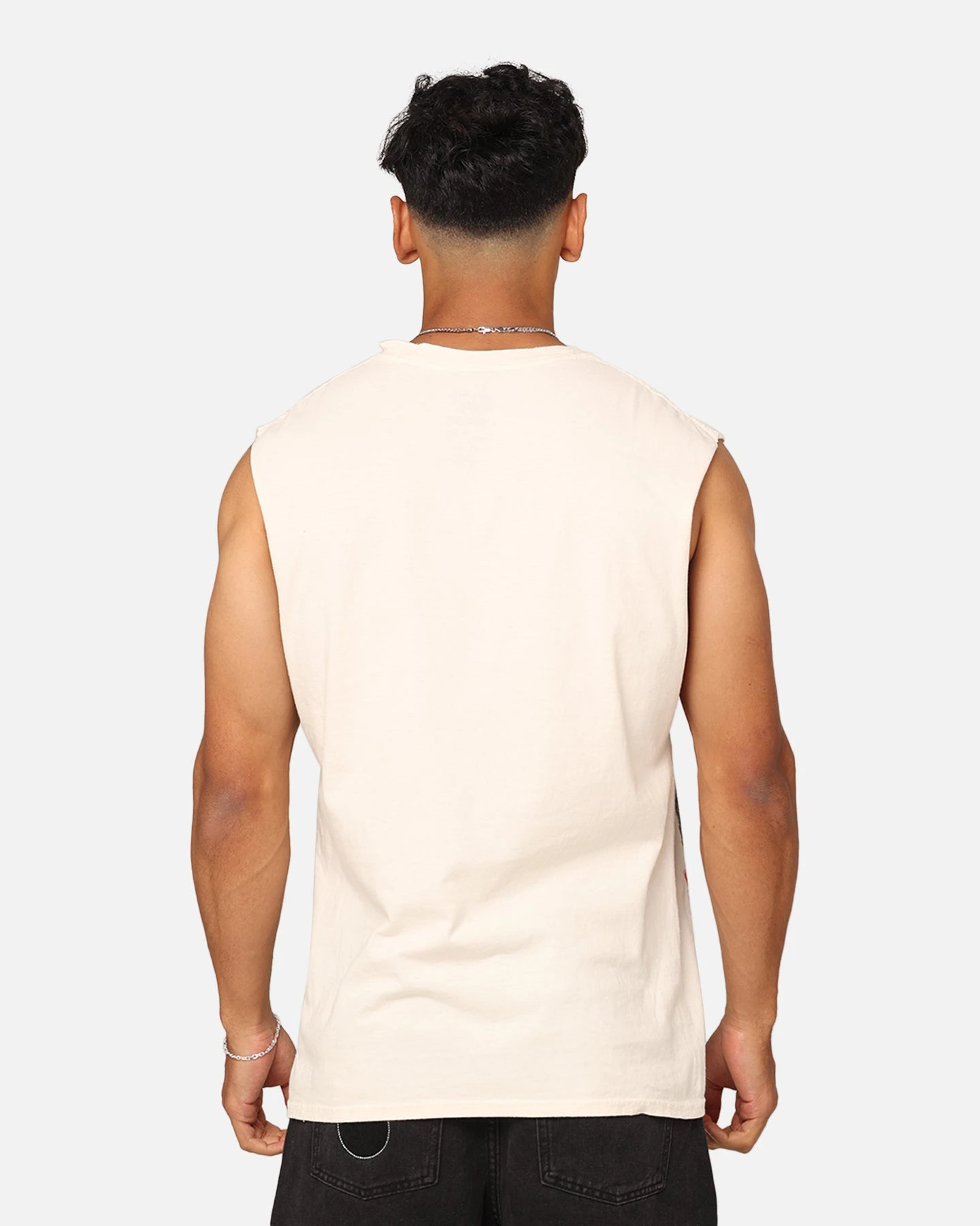 Goat Crew Motors Muscle T-Shirt Off White 6 Goat Crew Motors Muscle T-Shirt Off White - Image 4