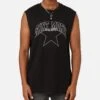Saint Morta College Star Oversized Muscle T-Shirt Black 1 Saint Morta College Star Oversized Muscle T-Shirt Black -Champioe Style 02048917 YB001 mens 00010