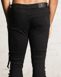 Saint Morta Rework Jeans Black -Champioe Style 03002782 YB001 mens 00080