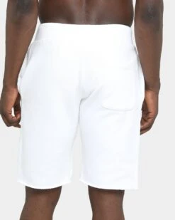 Champion Rev Weave Cut Off Script Shorts White/Gold -Champioe Style 03003691 YW153 mens 0080