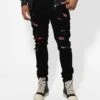 Saint Morta Bandana Summum Jean Black/Red -Champioe Style 03004252 YB004 mens 00010