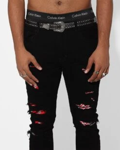 Saint Morta Bandana Summum Jean Black/Red -Champioe Style 03004252 YB004 mens 070