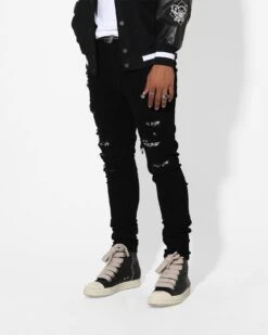 Saint Morta Bandana Summum Jean Black/White -Champioe Style 03004252 YB012 mens 00060