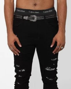 Saint Morta Bandana Summum Jean Black/White -Champioe Style 03004252 YB012 mens 00070