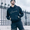 Carré Scripted Fleece Shorts Black/Black/Gold 2 Carré Scripted Fleece Shorts Black/Black/Gold -Champioe Style 03004560 YB103 mens 0005