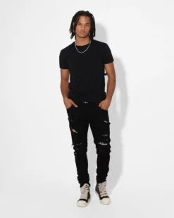 Saint Morta Prima Summum Jeans Black/Stone -Champioe Style 03005008 YB338 mens 00090