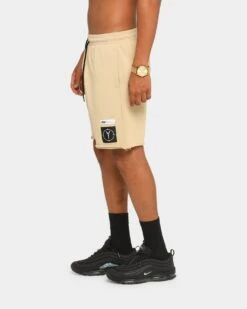 Carré Utilitaire Rugueux Shorts Stone -Champioe Style 03005292 YS400 mens 0080