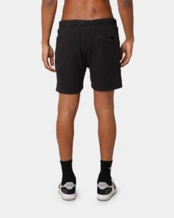 Champion Rev Weave French Terry Shorts Washed Black -Champioe Style 03005344 YW607 mens 0040