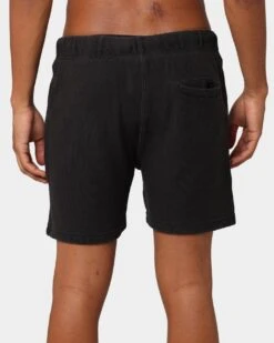 Champion Rev Weave French Terry Shorts Washed Black -Champioe Style 03005344 YW607 mens 0080