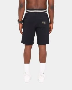 Everlast Culture Kings X Everlast Fleece Shorts Black -Champioe Style 03005439 YB001 mens 0050