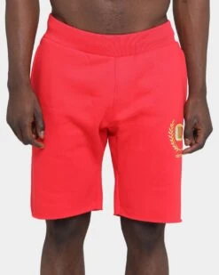Champion Champion X Culture Kings Rev Weave Shorts Red/Gold -Champioe Style 03005772 YR043 mens 0050