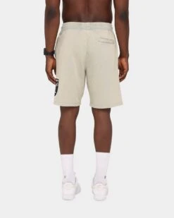 Majestic Athletic Clean Edge Raiders Shorts Snow Wash Pale -Champioe Style 03006051 YS4124 mens 0050