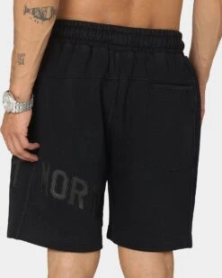 Saint Morta Kingdom Sweat Shorts Black -Champioe Style 03006221 YB001 mens 0080 7dc3efc8 7758 4a2f a141 76d547af66ae