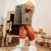 Last Kings Kingdom Sweat Shorts Grey Marble -Champioe Style 03006221 YQ163 mens 0005