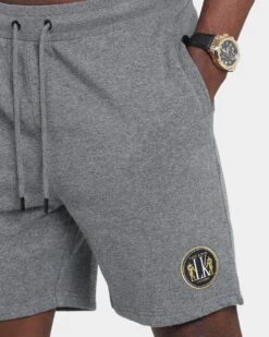 Last Kings Kingdom Sweat Shorts Grey Marble -Champioe Style 03006221 YQ163 mens 0030