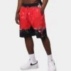 Mitchell & Ness Chicago Bulls Tie Dye Terry Short Red -Champioe Style 03006255 YR001 mens 0010