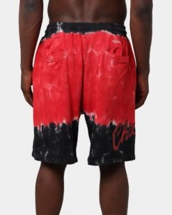 Mitchell & Ness Chicago Bulls Tie Dye Terry Short Red -Champioe Style 03006255 YR001 mens 0090