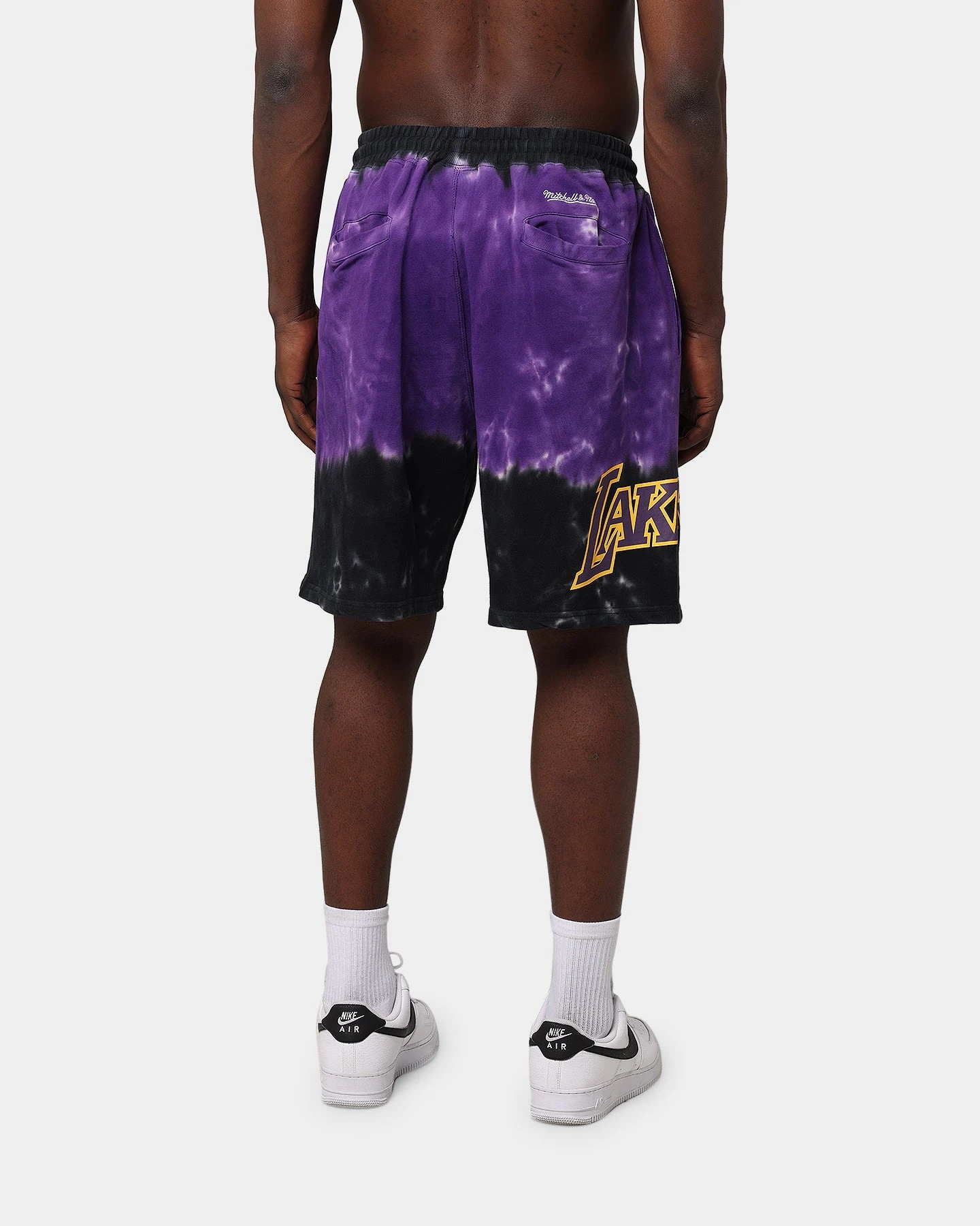 Mitchell & Ness Los Angeles Lakers Tie Dye Terry Short Purple 7 Mitchell & Ness Los Angeles Lakers Tie Dye Terry Short Purple - Image 5