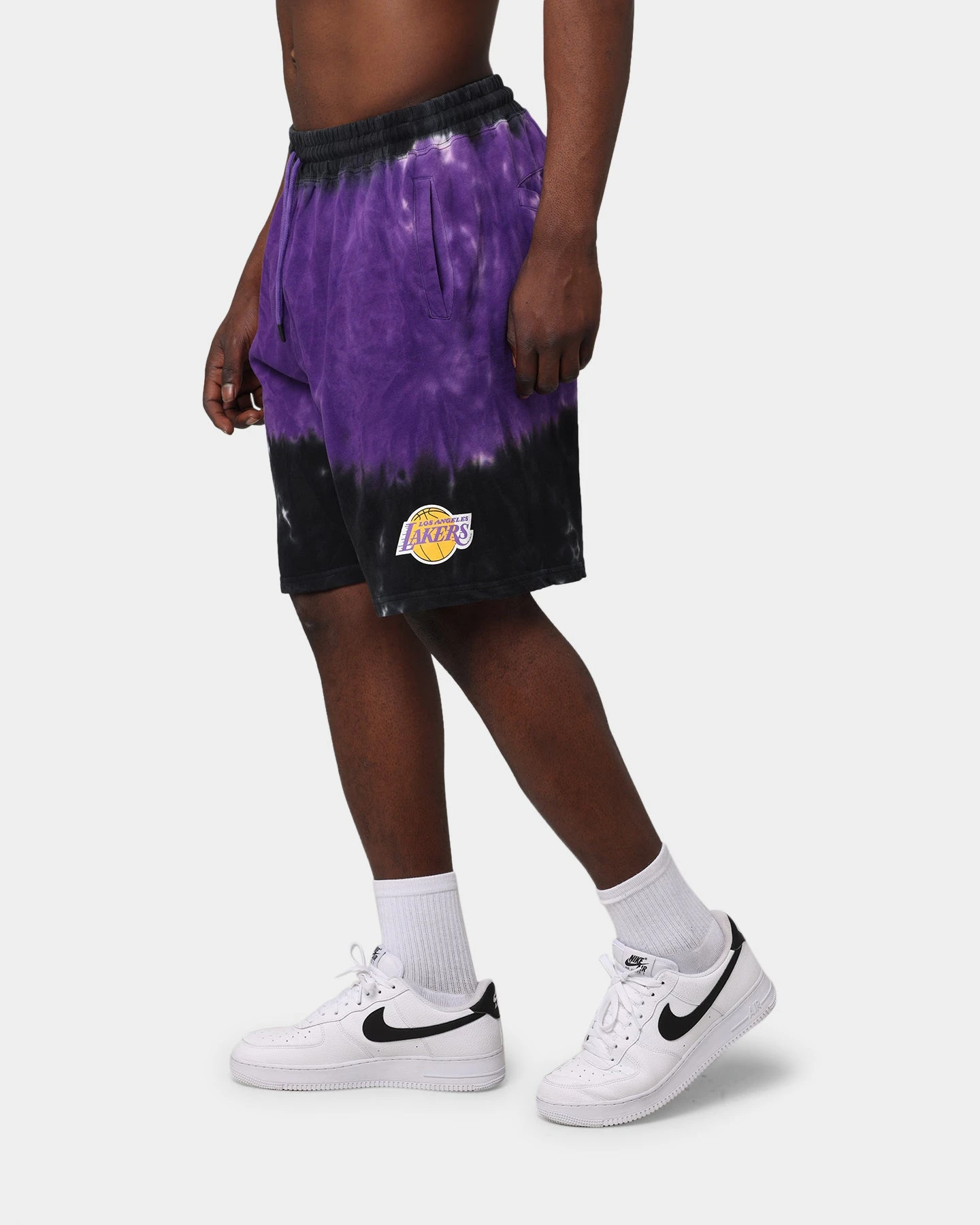 Mitchell & Ness Los Angeles Lakers Tie Dye Terry Short Purple 9 Mitchell & Ness Los Angeles Lakers Tie Dye Terry Short Purple - Image 7