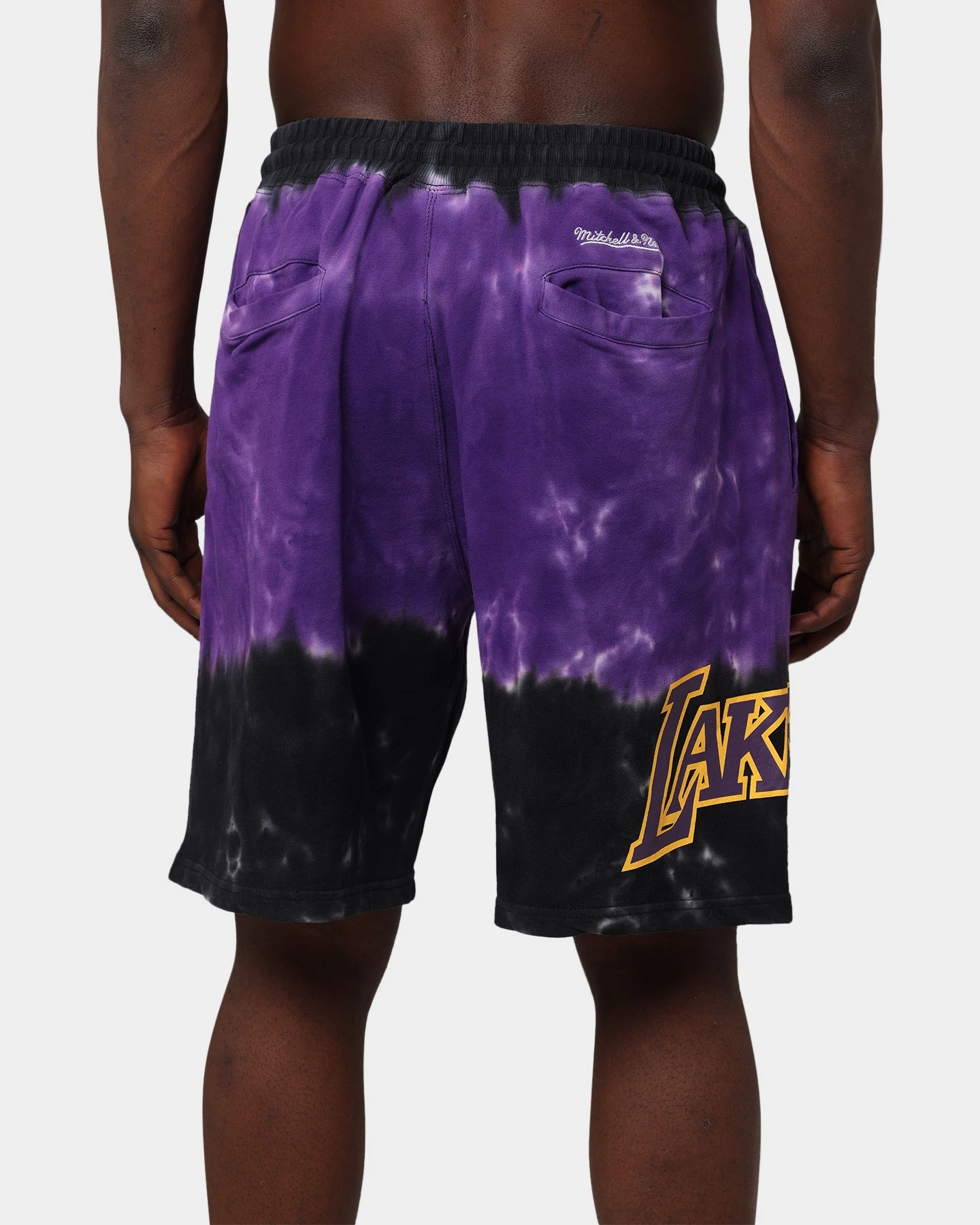 Mitchell & Ness Los Angeles Lakers Tie Dye Terry Short Purple 11 Mitchell & Ness Los Angeles Lakers Tie Dye Terry Short Purple - Image 9