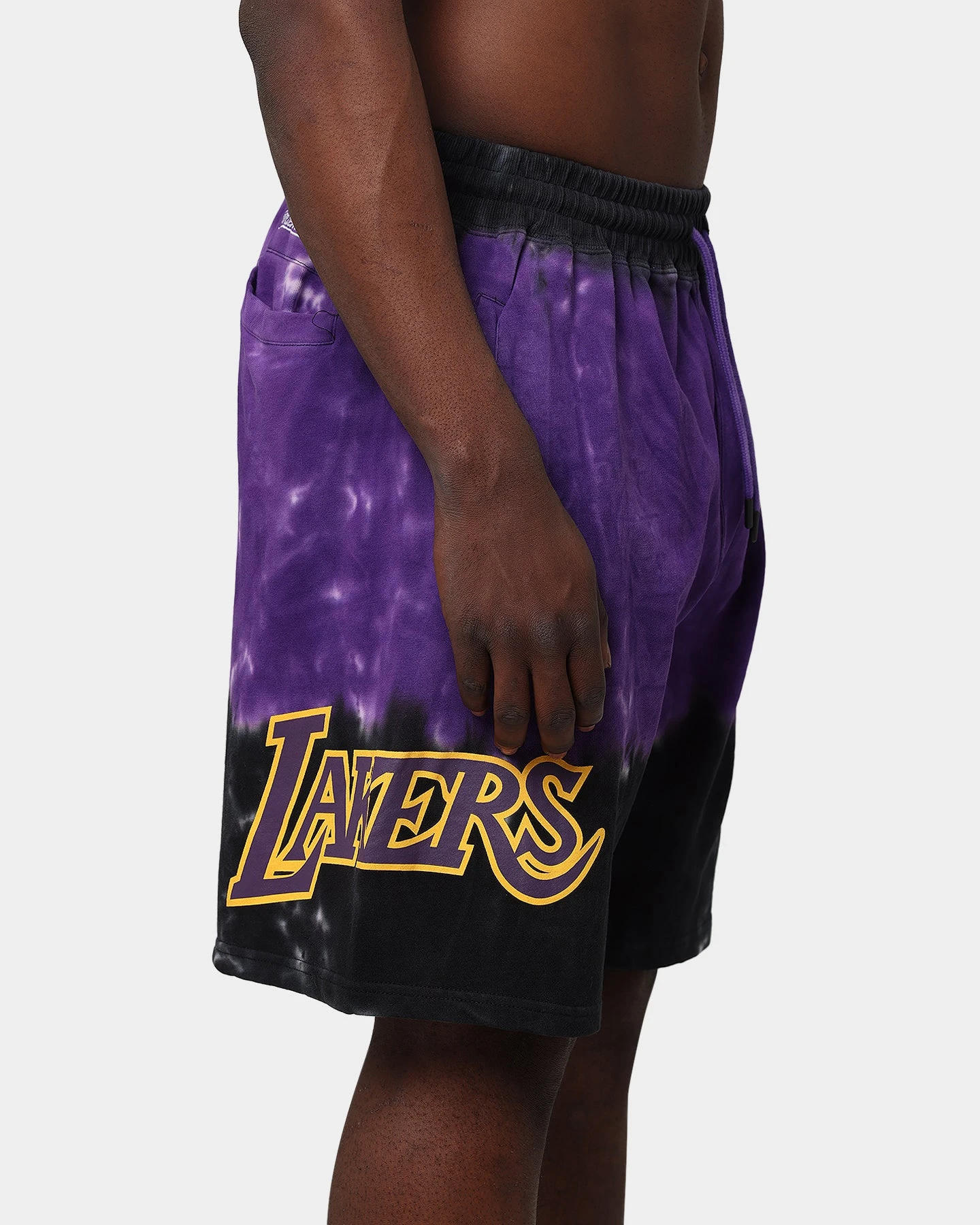 Mitchell & Ness Los Angeles Lakers Tie Dye Terry Short Purple 12 Mitchell & Ness Los Angeles Lakers Tie Dye Terry Short Purple - Image 10