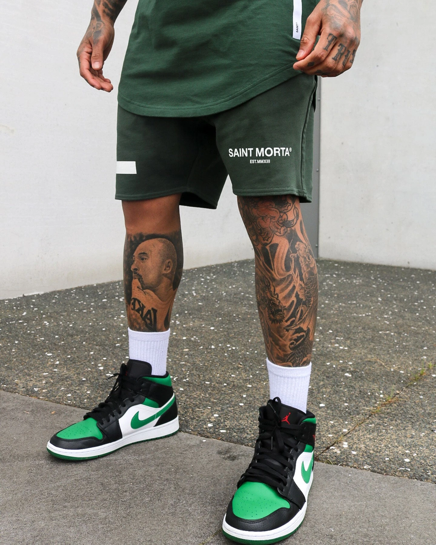 Saint Morta Envogue Street Shorts Forest Green 3 Saint Morta Envogue Street Shorts Forest Green