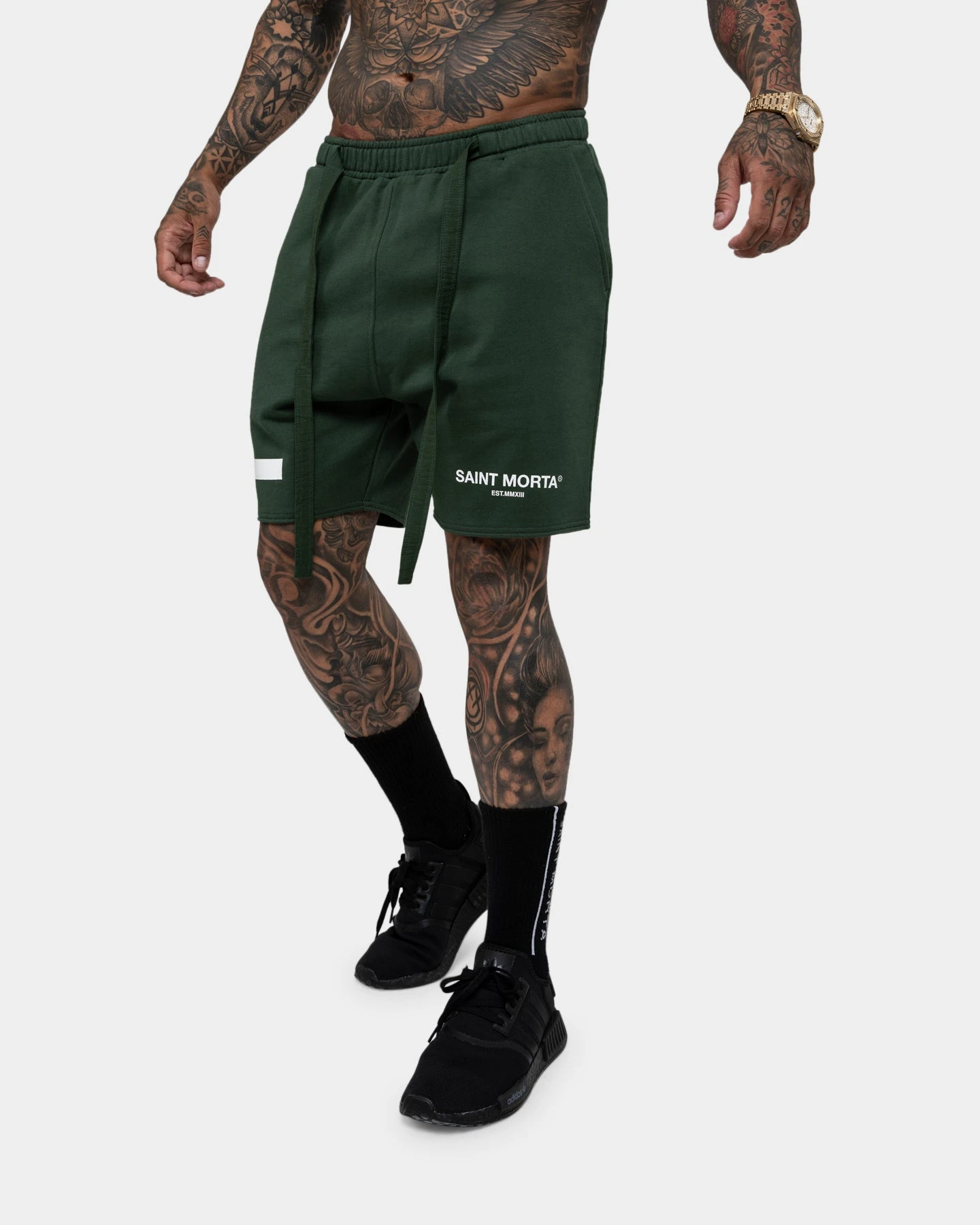 Saint Morta Envogue Street Shorts Forest Green 4 Saint Morta Envogue Street Shorts Forest Green - Image 2