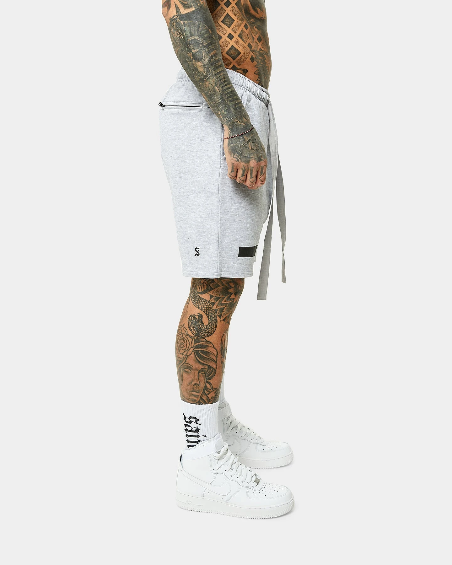 Saint Morta Envogue Street Shorts Light Grey Mela 6 Saint Morta Envogue Street Shorts Light Grey Mela - Image 4