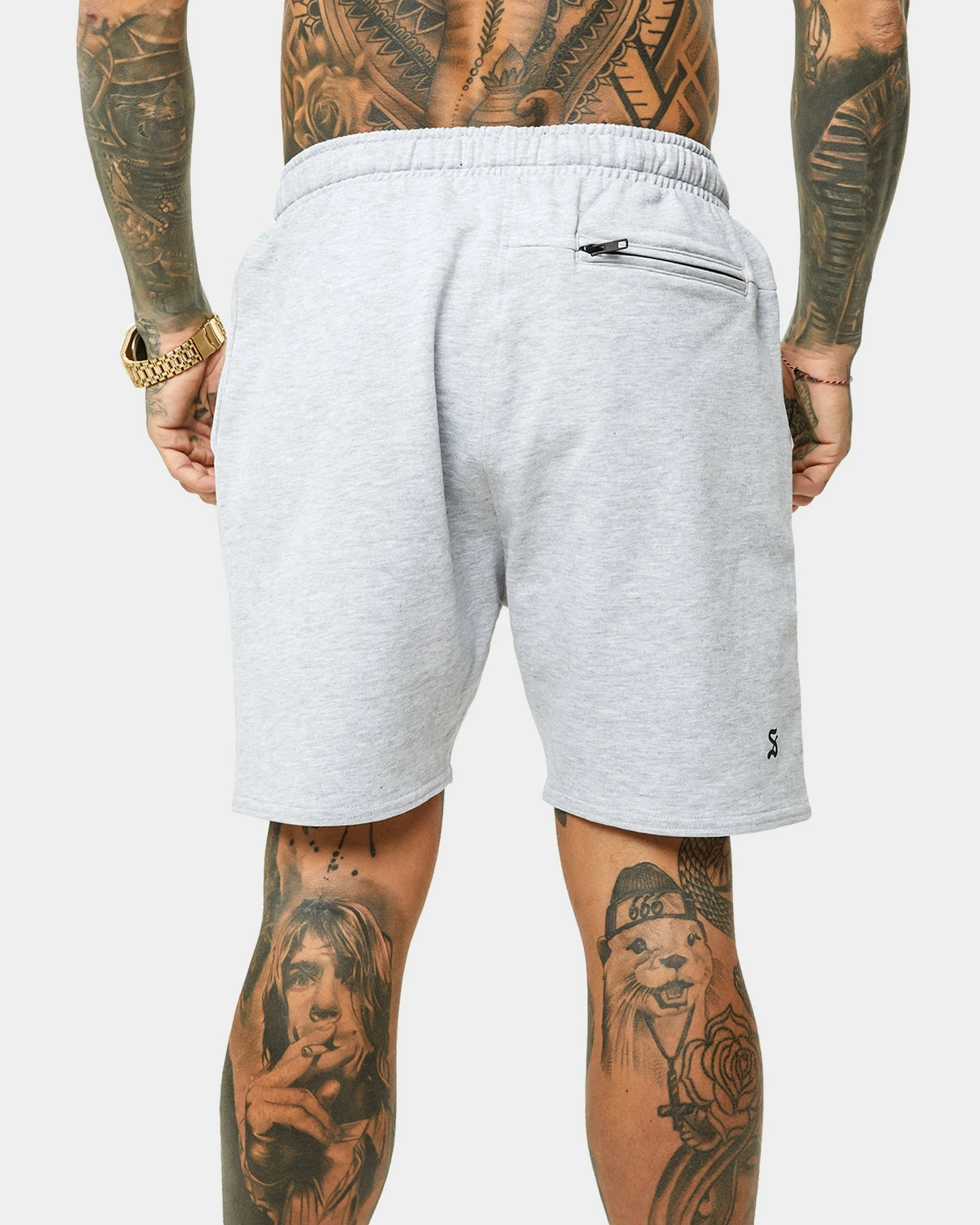 Saint Morta Envogue Street Shorts Light Grey Mela 9 Saint Morta Envogue Street Shorts Light Grey Mela - Image 7