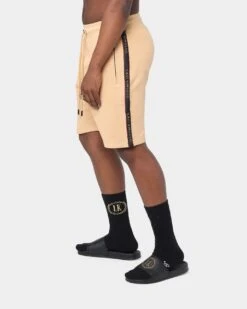 Last Kings Notoriety Tape Sweat Shorts Sand -Champioe Style 03006690 YS214 mens 0060