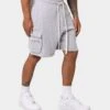 EN ES Cargo Fleece Shorts Grey
