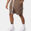 EN ES Cargo Fleece Shorts Brown -Champioe Style 03006693 YX300 mens 0010