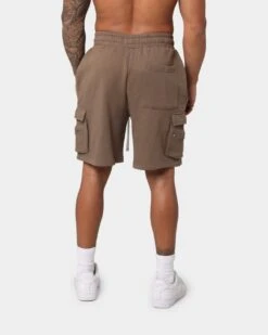 EN ES Cargo Fleece Shorts Brown -Champioe Style 03006693 YX300 mens 0040