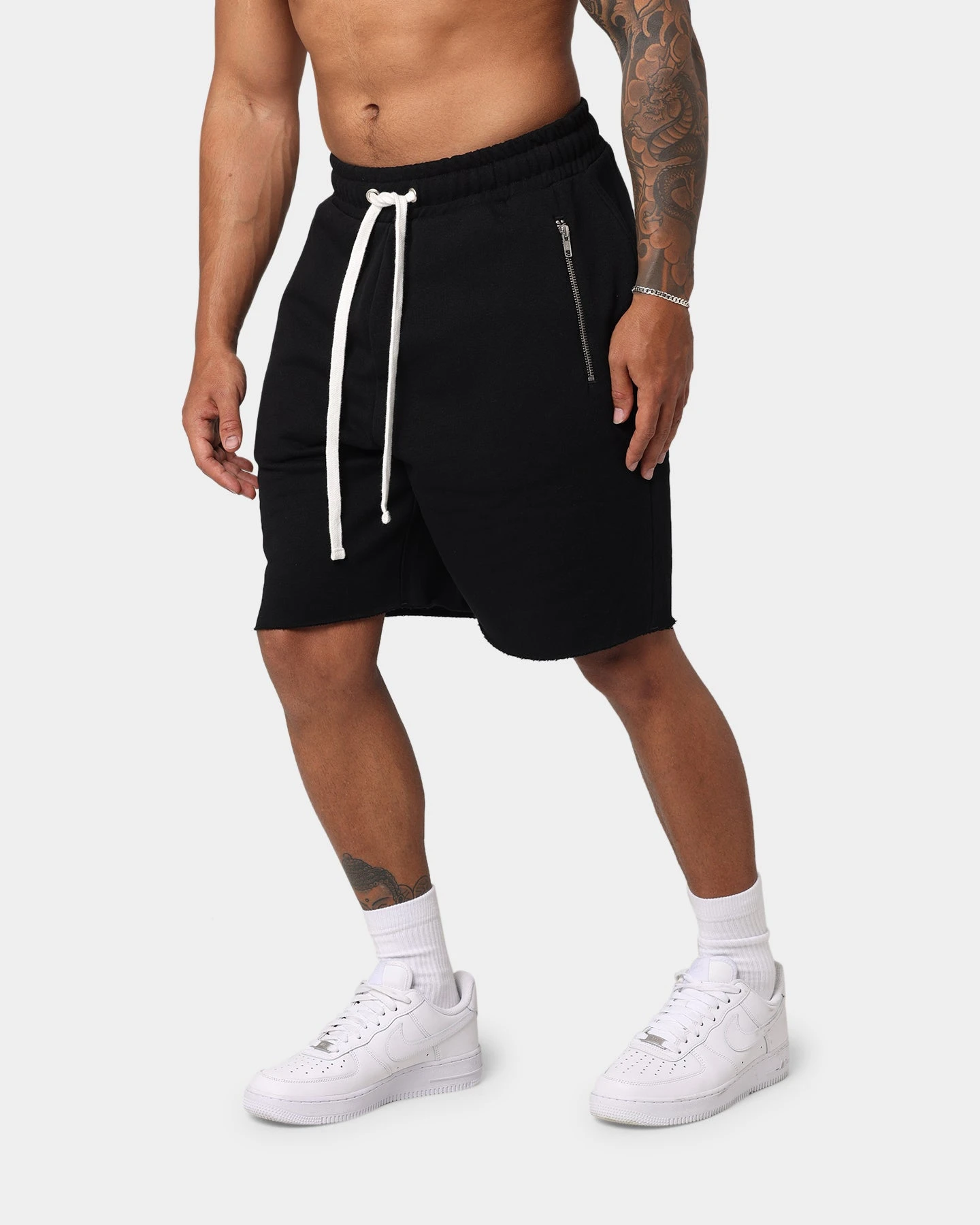 EN ES Fleece Ball Shorts Black 3 EN ES Fleece Ball Shorts Black