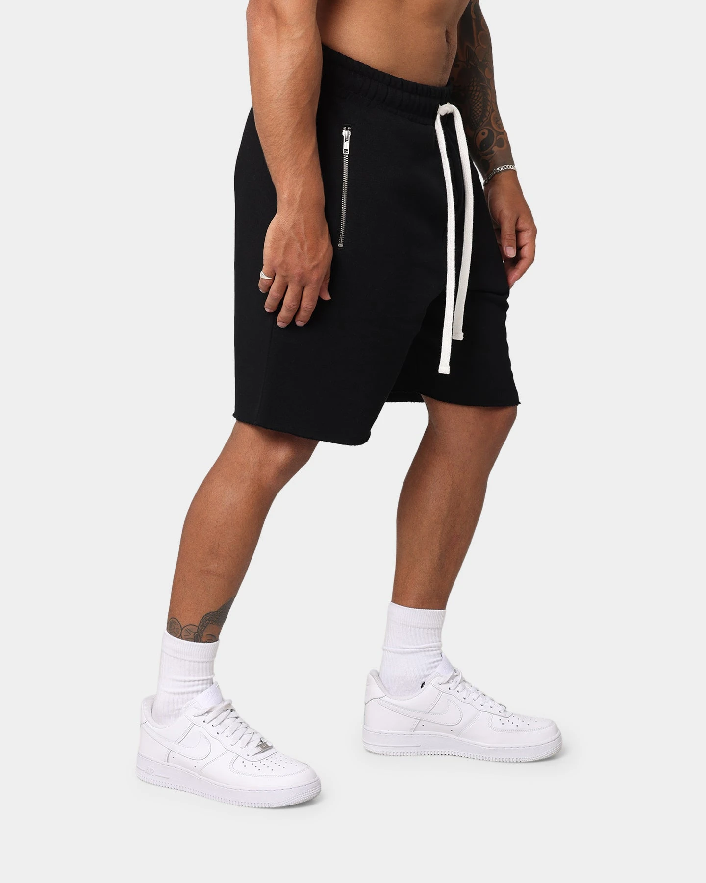 EN ES Fleece Ball Shorts Black 5 EN ES Fleece Ball Shorts Black - Image 3