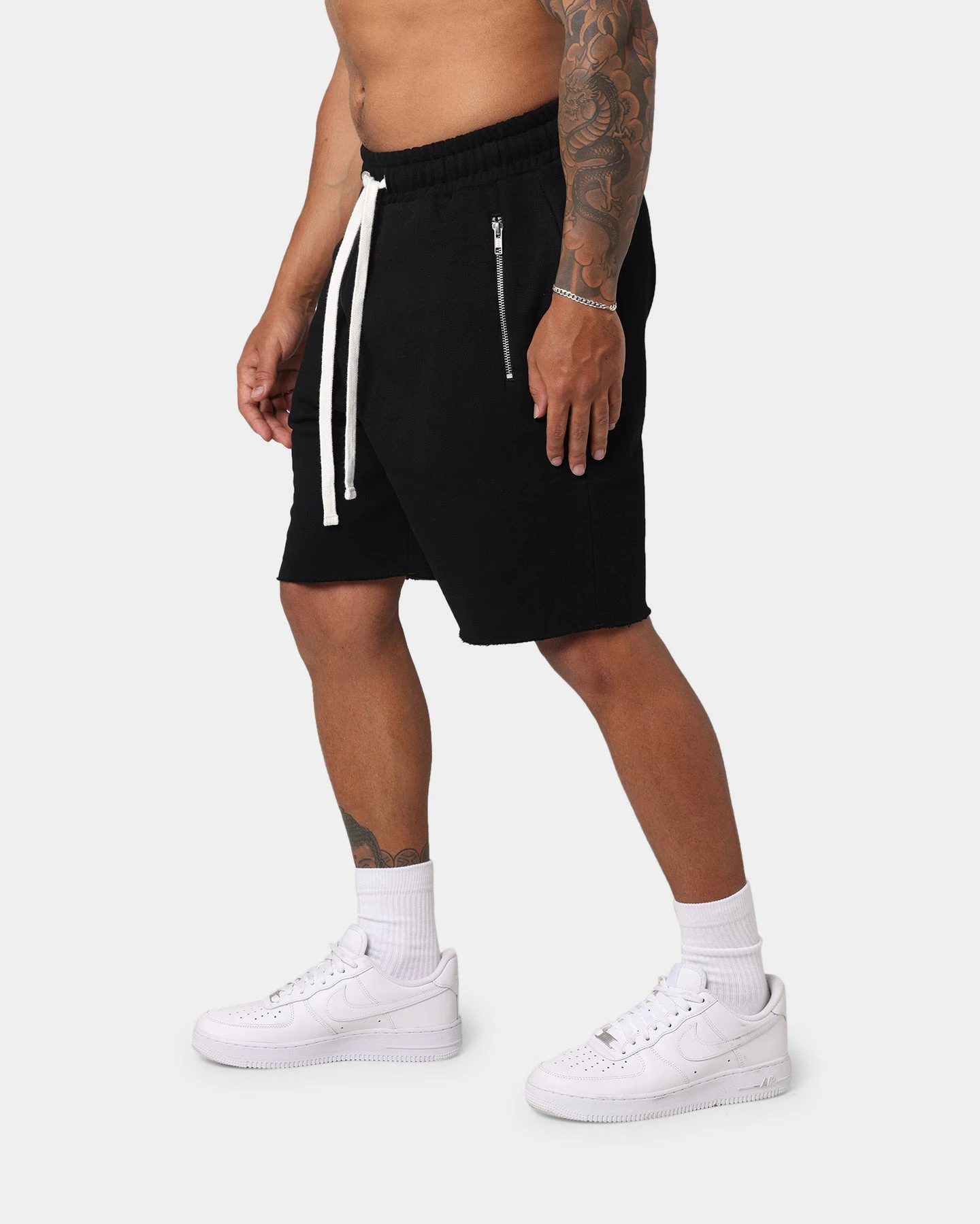 EN ES Fleece Ball Shorts Black 6 EN ES Fleece Ball Shorts Black - Image 4