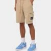 Calvin Klein Monogram Badge Shorts Travertine -Champioe Style 03006799 YT077 mens 0010