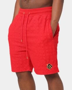 Last Kings The Throne Sweat Shorts Red -Champioe Style 03006804 YR001 mens 0070